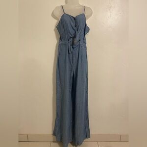Guess Light Blue Denim Jumpsuit